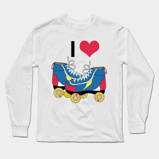 I heart Roller Skates Long Sleeve T-Shirt